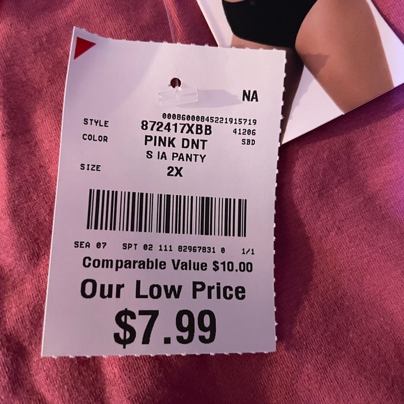 Prima Valentina Women's Black Panties 3 Pack - Picture 3 of 3